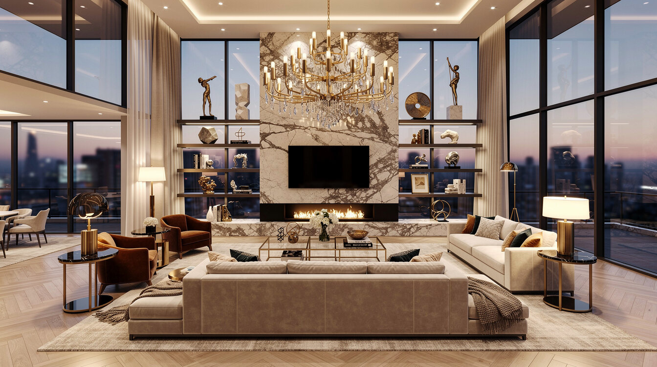 luxury celebrity home interior