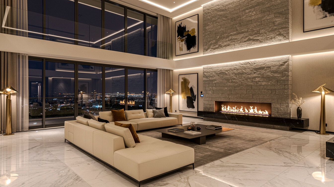 luxury celebrity home interior
