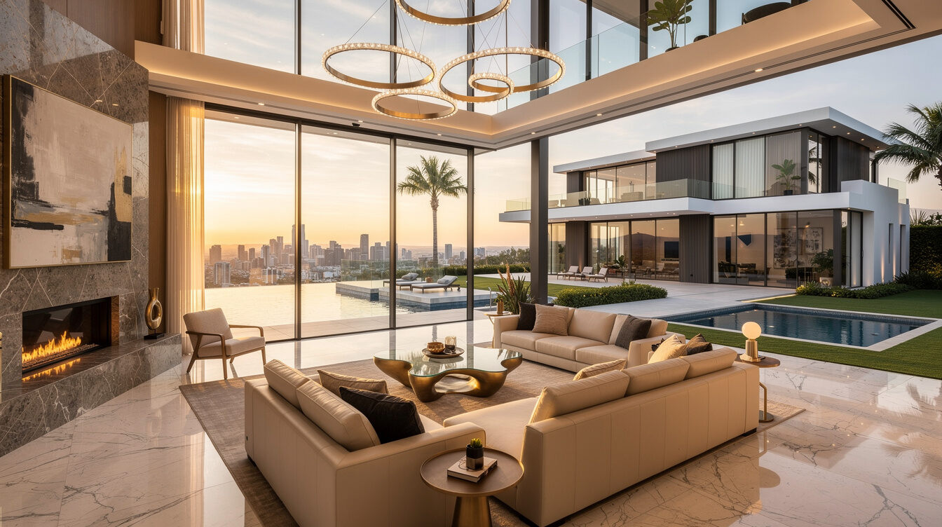 luxury celebrity home interior