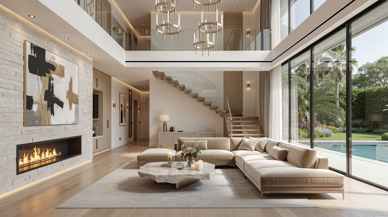 luxury celebrity home interior