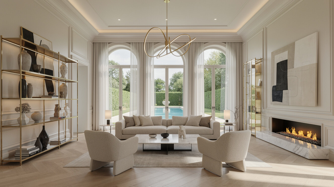 luxury french celebrity home interior